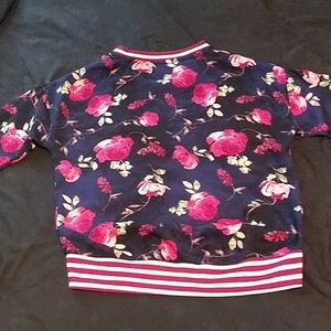 Flowered long sleeved shirt